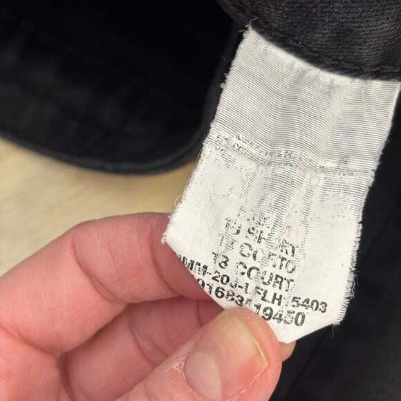 Lee Jeans Womens 18 Short Charcoal Bootcut Crop Ankle Mid Rise Stretch Petite - Picture 11 of 12